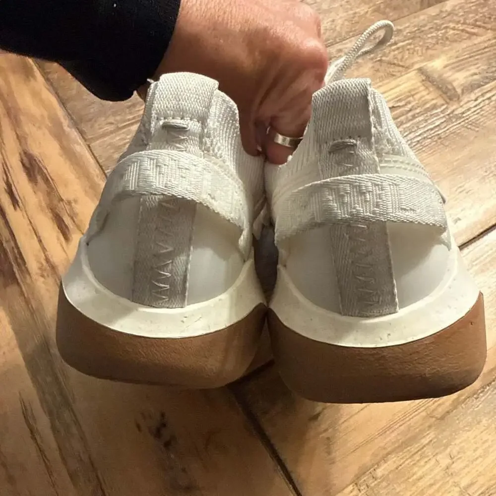Madewell MWL Knit Trainer Sneakers White